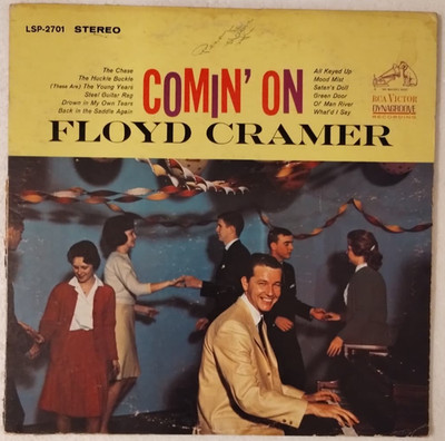 FLOYD CRAMER COMIN' ON 1963 RCA VICTOR VINYL ALBUM LP LSP-2701 VG+-VG
