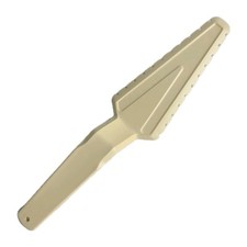 NEW Tupperware Cut n Serve Pie  Cake Pastry Servers Serrated Almond Color 1228