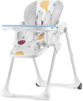 Kinderkraft Yummy Foldable Baby High Chair, 7 Height Levels, Reclining Backrest,