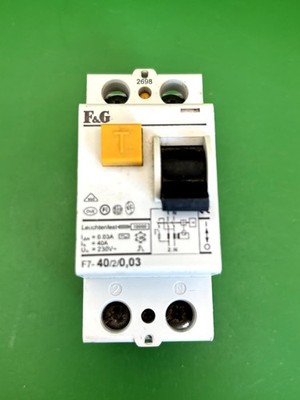 F&G F7-40/2 0,03 40A 30mA RCD