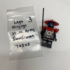 LEGO Stone Army Swordsman Minifigure Blue Face Ninjago 70502 70504 70505