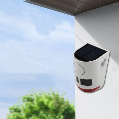 Alarm Light Outdoor Motion Sensor Light Home Security Alarm Waterproof