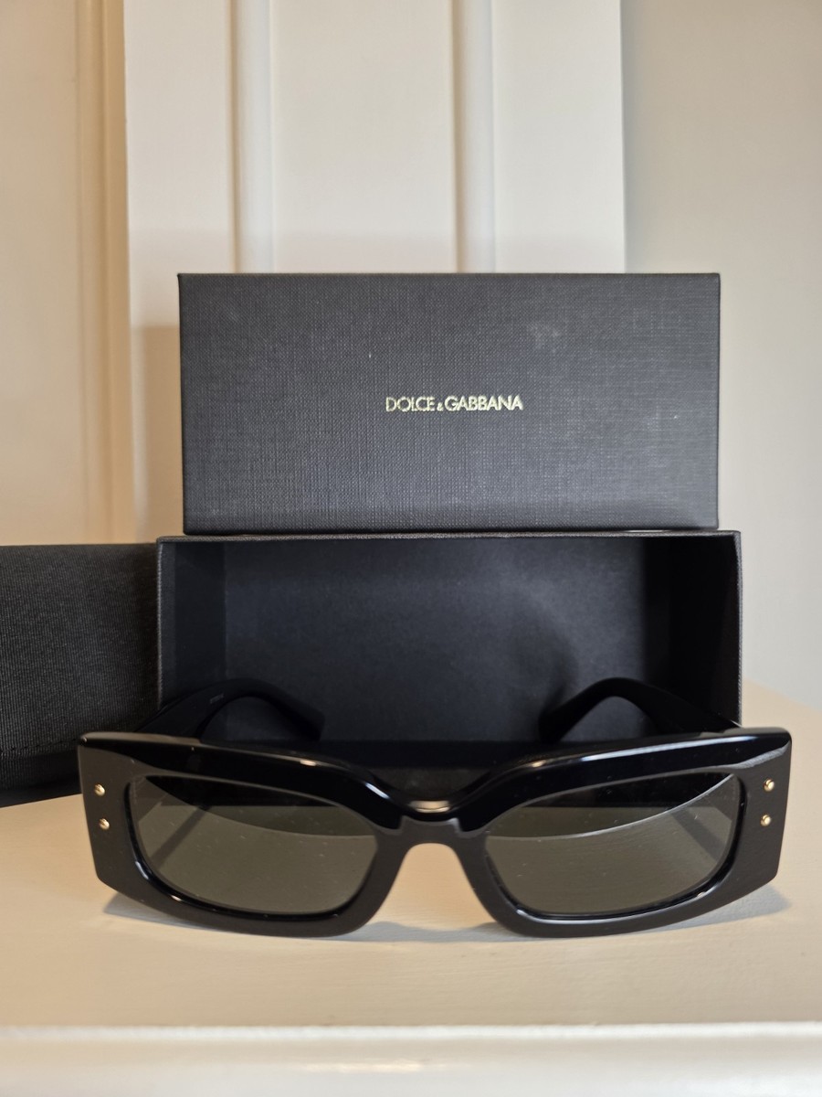 VERY RARE Dolce & Gabbana Sunglasses Black/Gold Logo Metal  display picture 3