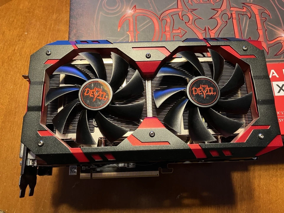 PowerColor RED DEVIL Radeon RX 590 OC 8GB DDR5 HDMI DVI Graphics GPU AMD - Image 2 of 4