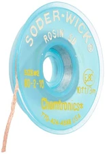 Soder-Wick #80 Yellow Rosin Flux Core Desoldering Wick or Braid - 10 ft Lengt...
