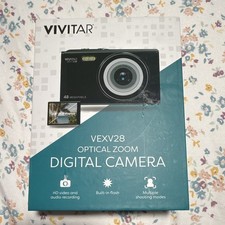 Vivitar VEX V28 48MP 6X Optical Zoom Digital Camera Open Box Complete 8GB SD