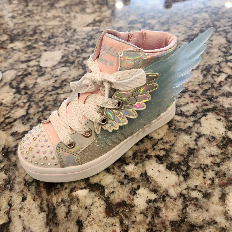 Кроссовки Skechers Twinkle Toes Twilights 2.0 Unicorn Wings Light-Up High Top 11 - Изображение 2 из 4
