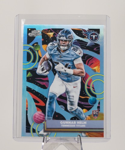 2025 Topps Cosmic Chrome Football Gunnar Helm Rookie Refractor