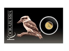 Złota moneta 0,5 g Kookaburra 2025 PP w blistrze