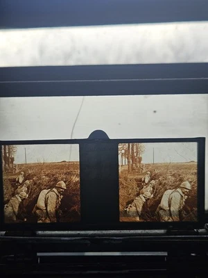 plaques stéréoscopiques en verre Guerre 14-18 - Photo 1/4