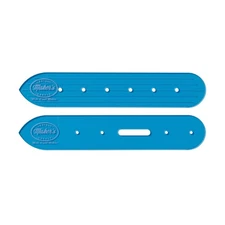 Weaver Leather Supply Belt End Acrylic Leather Templates Set of 2, Blue, Strap L