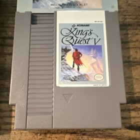 Konami King's Quest V Nintendo NES NTSC-U/C w/ Box & Manual Included 1992