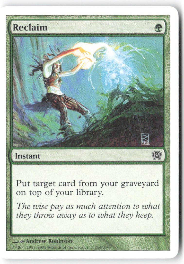 MTG Magic The Gathering Reclaim Ninth Edition 9ED #264 Common Non-Foil NM