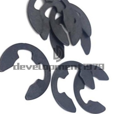 1PCS NEW Pack Carbon Steel External Retaining Ring E-Clip 120Pcs #qo