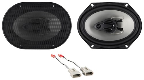 Rockville 6x8" Rear Factory Speaker Replacement Kit For 2004 Ford F-150 Heritage - 第 1/10 張圖片