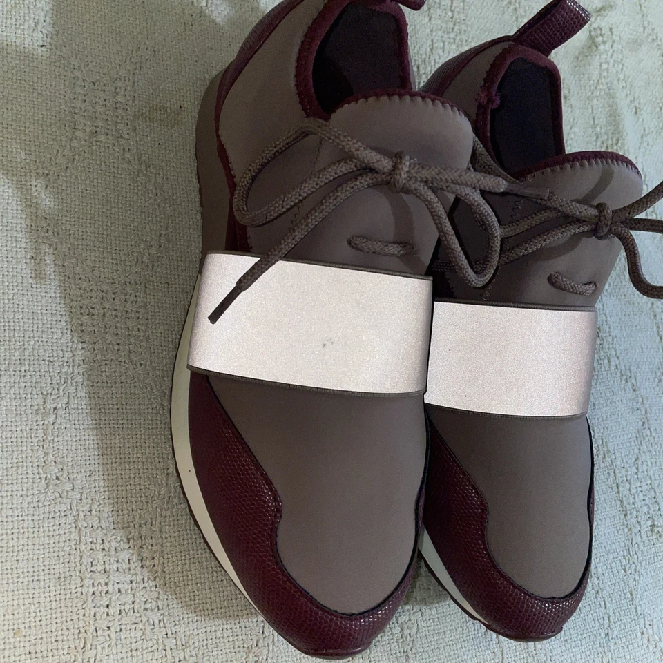 Zapatos deportivos Aldo para mujer talla 6,5 M beige rojo ocio aire libre activo Foto 4 de 4