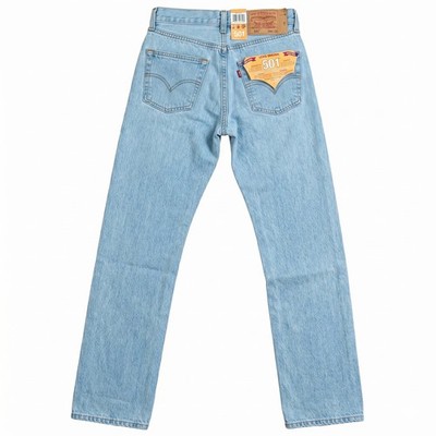 Levi's Jeans Hose Hellblau Straight Leg 501 Herren Men W29 L30 Levis Jeanshose