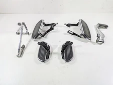 2009 Harley Touring FLHX Street Glide Front Rear Floorboard Pedals Set 50688-04