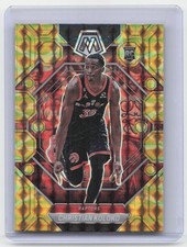 2022-23 Panini Mosaic #233 Christian Koloko Reactive Yellow