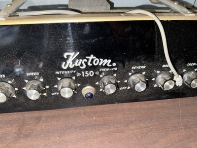 Kustom K150 1970 s Head Only Spring Reverb As Shown I Plugged It In And It Works