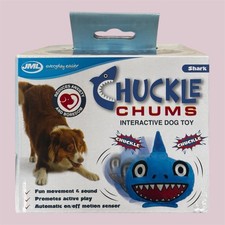 Image of JML Chuckle Chums Shark Interactive Dog Toy Movement Sound New in Box