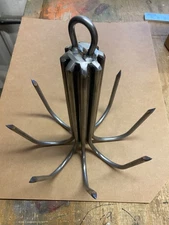 Stainless Pier or Bridge Fishing Fish Gaff 11 Inch Diameter With Eye For a Rope