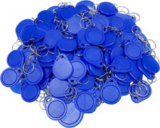 100 PCS 125Khz RFID Key Fob Proximity ID Card Token Tag Keypad Card for Door Ent
