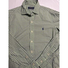 Polo Ralph Lauren Mens Gingham Check Long Sleeve Button Down Shirt Size S