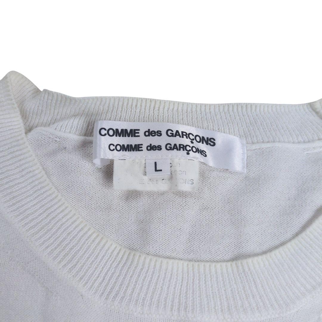 COMME des GARCONS COMCOM Border Pattern Cotton Sw… - image 8