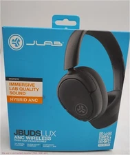 JLab JBuds Lux Active Noise Canceling Over-Ear Bluetooth Wireless Headphones ...