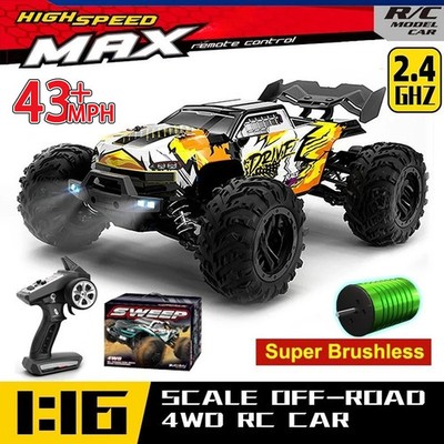 JIKEFUN 16101 16102 Pro 1:16 RC Auto 70km/h 4WD Drift Monstertruck Kinder