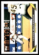 Lloyd McClendon 1993 Topps #81 Pirates MLB READ FREE SHIPPING AutographDen