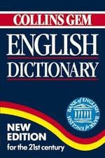 English Dictionary (Collins Gem) (Gem Dictionaries) by Not Stated Paperback The