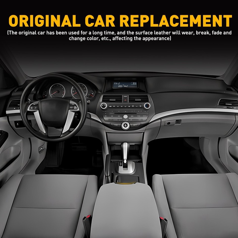 Fit For Honda Accord 08-12 09 10 Armrest Center Console Lid Black Red Stitch E - Foto 6