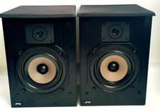 JPW Sonata Bookshelf Speakers Pair Tested Working with Grilles #399