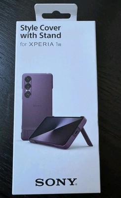 SONY Style Cover with Stand for Xperia 1 VII XQZ-CBFS Orchid Purple Cases