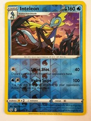 Inteleon 059/202 Sword & Shield Base Set Reverse Holo Rare