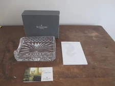 WATERFORD CRYSTAL WESTOVER NOTEPAD HOLDER WITH LENOX NOTEPAD NEW IN BOX