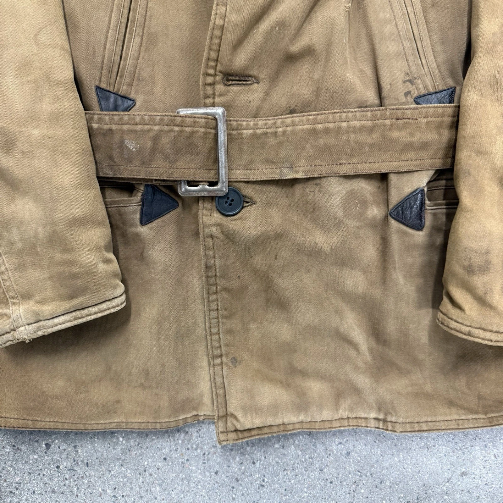 Vintage 40s Monarch Barnstormer Warm Belted Overcoat - product detail image 11
