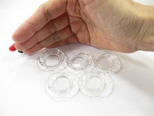 1:6 Fashion Doll 30mm. Miniature Scalloped Plate Dollhouse Dessert Serving Dish 