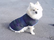 NEW Washable Dog Coat Blanket Insulated Wool Fleece XXS