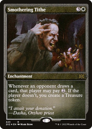 Smothering Tithe - Foil Etched CM NM MTG | eBay