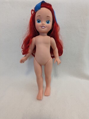 PLAYMATES/DISNEY 15'' Princess Ariel Doll; Nude;The Little Mermaid Character;2002