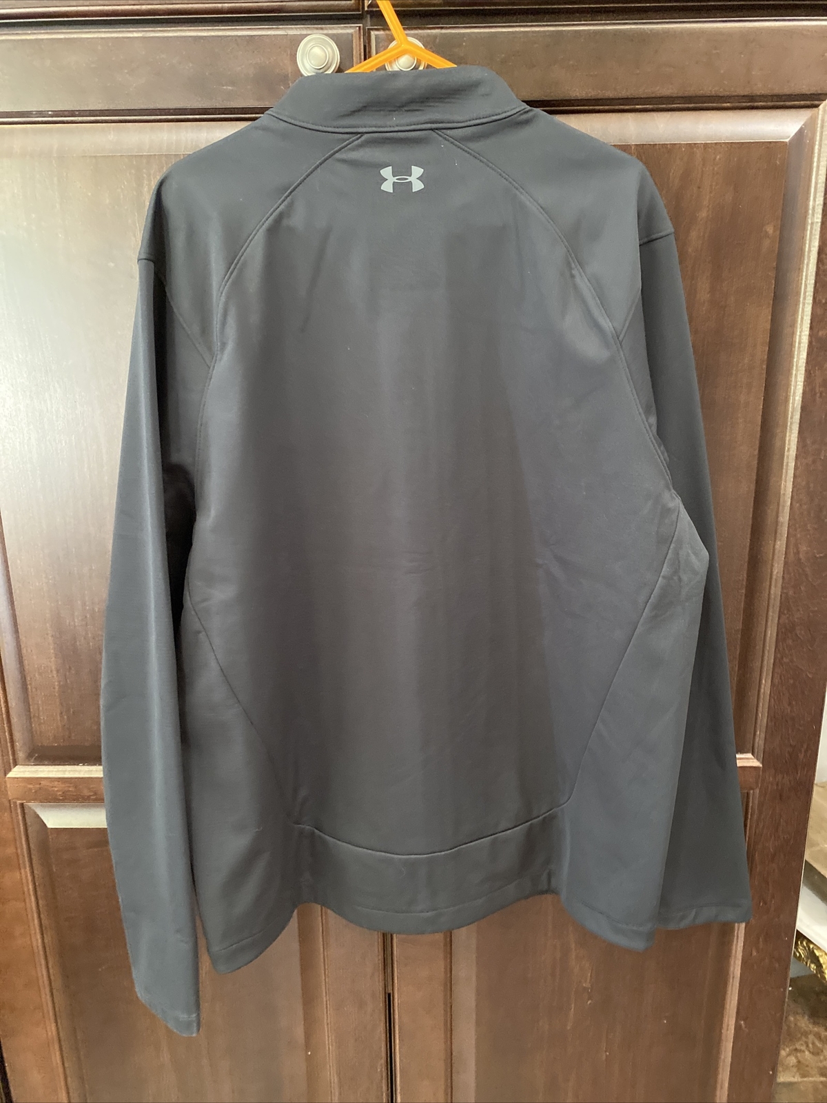 Under Armour Jacket Men L Black UA Cold Gear Infrared Full Zip Coat