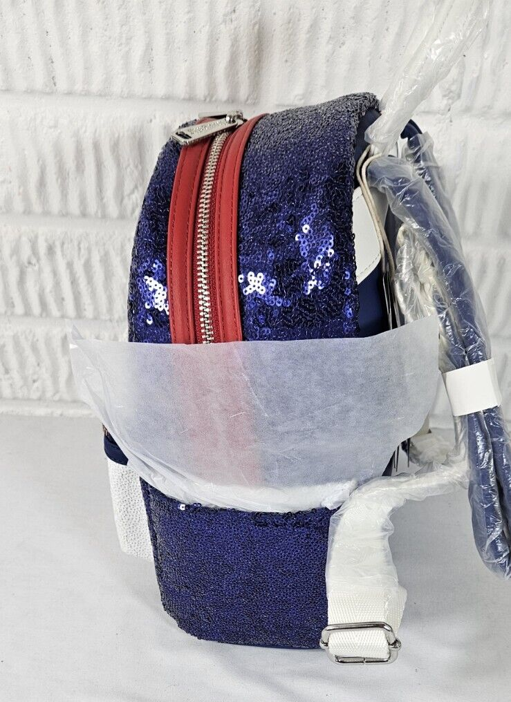 Loungefly NFL New York Giants Sequin Mini Backpack