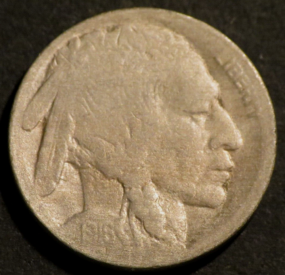 #ad 1916 D Buffalo Nickel Semi Key Date Horn Details Holo Restored Five 5c Coin C822 $3.95