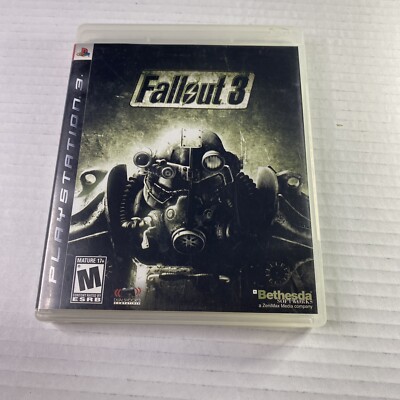 Fallout 3 (Sony PlayStation 3, 2008) Tested & Cleaned
