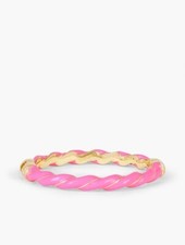 NWT TALBOTS CANDY COATED TWIST BANGLE  PINK G...