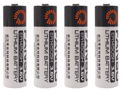 4 x ER14505H 3.6V AA 2700mAh Battery for Fanso ER14505H Battery ER14505 LS14500