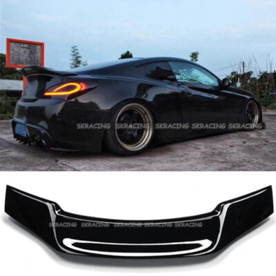 Romhardparts Gloss Black Duckbill Trunk Spoiler For Hyundai Genesis Coupe 2009-2016